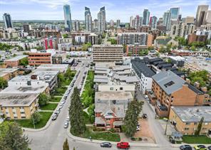 Corner lot allows for additional street parking that is unrestricted, beyond the 10 spaces found behind the property.