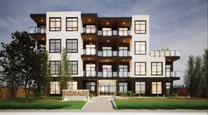 Proposed 49 unit deveopment with Downtown Calgary views from upper floors