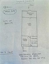 Layout Sketch with Front & Back Doors