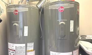 double hot water tank