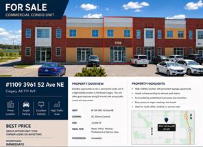 1109, 3961 52 Avenue NE For Sale